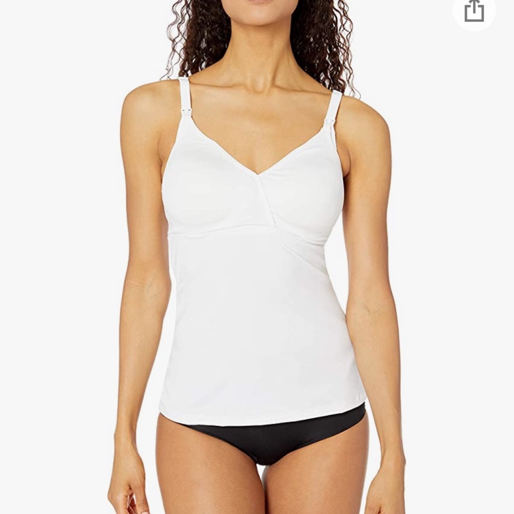Playtex Maternity Women's Nursing Camisole with Built-in-Bra L